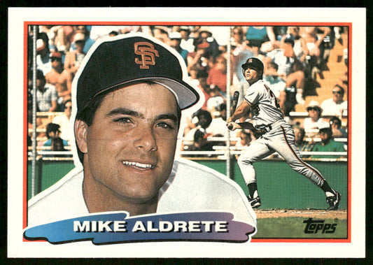 Mike Aldrete 1988 Topps Big #119b San Francisco Giants