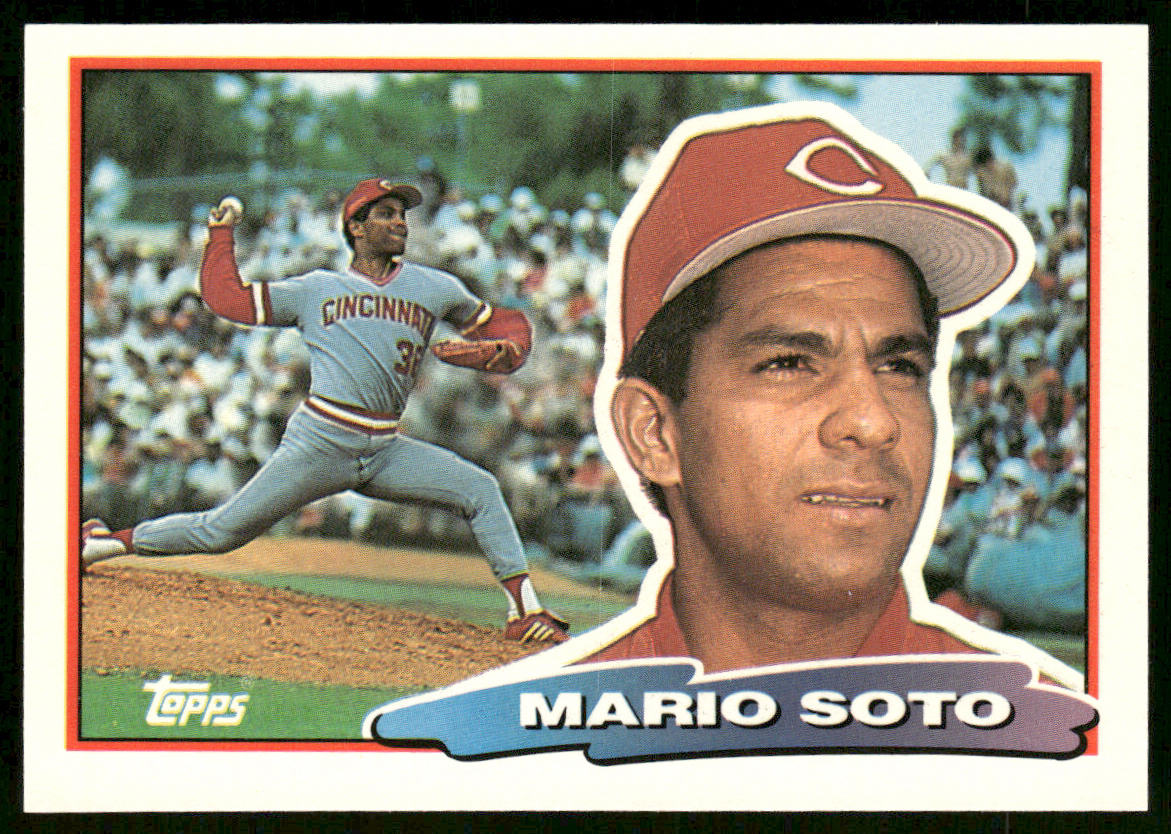 Mario Soto 1988 Topps Big #120b Cincinnati Reds