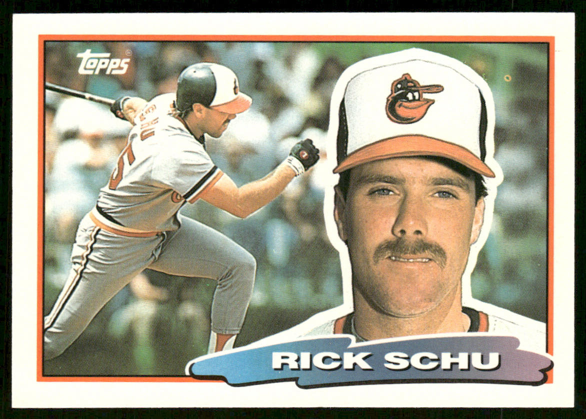 Rick Schu 1988 Topps Big #122 Baltimore Orioles