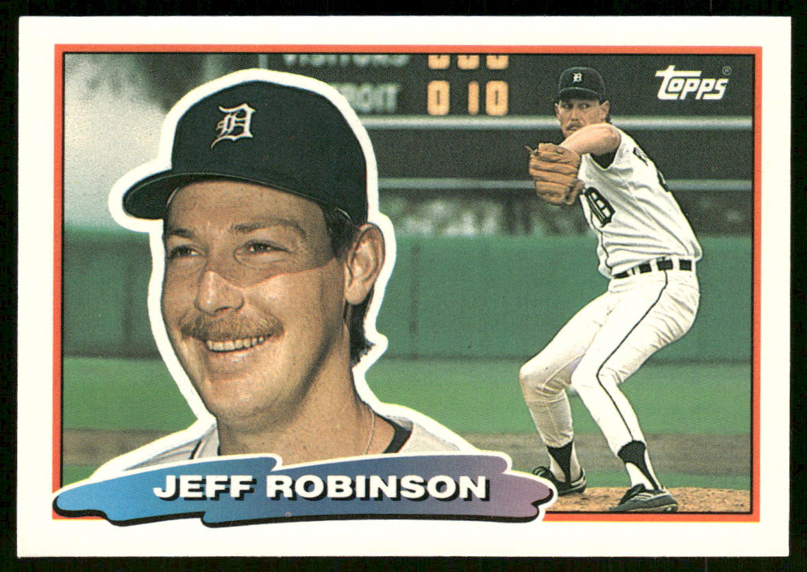Jeff Robinson 1988 Topps Big #123 Detroit Tigers