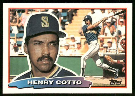 Henry Cotto 1988 Topps Big #125a Seattle Mariners