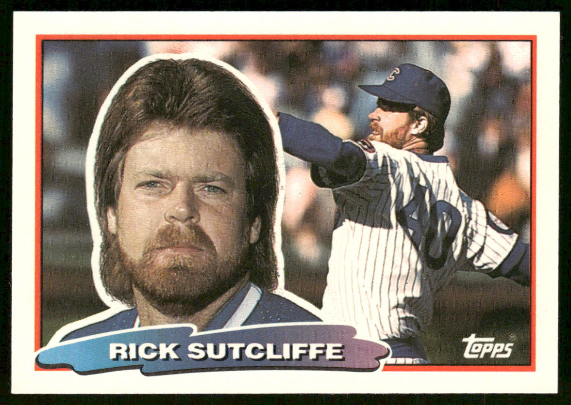 Rick Sutcliffe 1988 Topps Big #128b Chicago Cubs