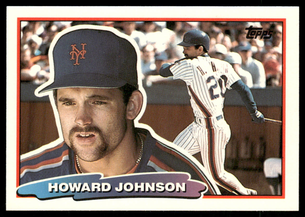 Howard Johnson 1988 Topps Big #129b New York Mets