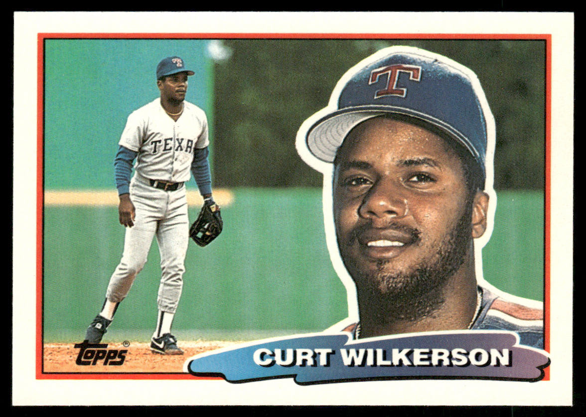 Curt Wilkerson 1988 Topps Big #132 Texas Rangers