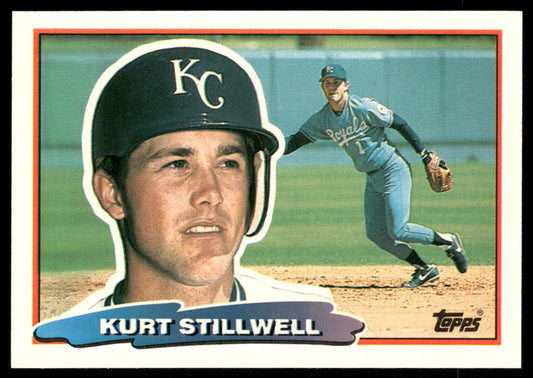 Kurt Stillwell 1988 Topps Big #136a Kansas City Royals