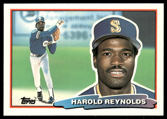 Harold Reynolds 1988 Topps Big #142a Seattle Mariners