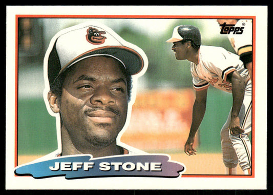 Jeff Stone 1988 Topps Big #146b Baltimore Orioles