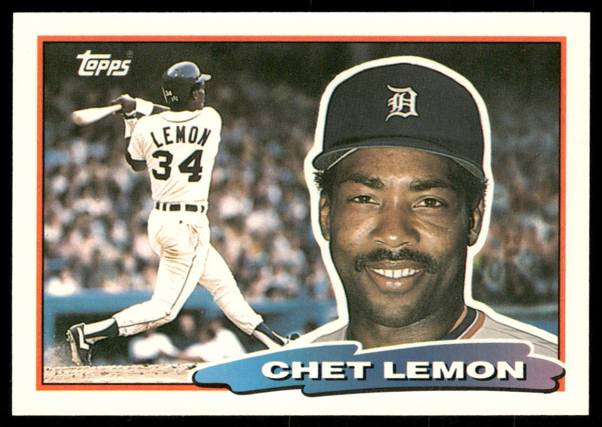 Chet Lemon 1988 Topps Big #147 Detroit Tigers