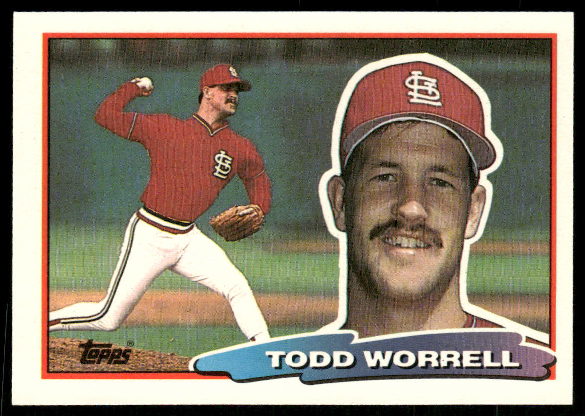 Todd Worrell 1988 Topps Big #149b St. Louis Cardinals