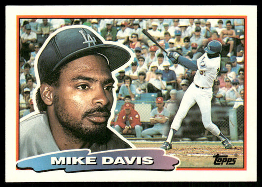 Mike Davis 1988 Topps Big #154 Los Angeles Dodgers