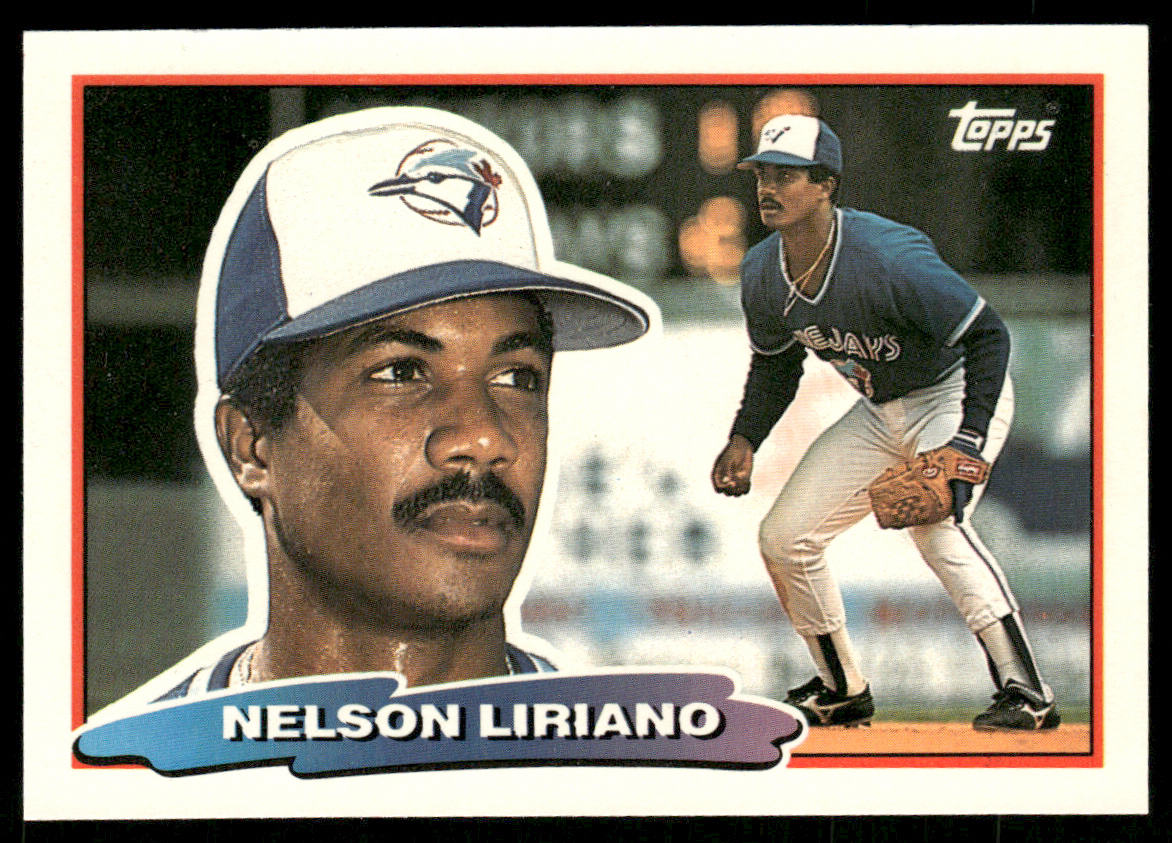 Nelson Liriano 1988 Topps Big #155a Toronto Blue Jays