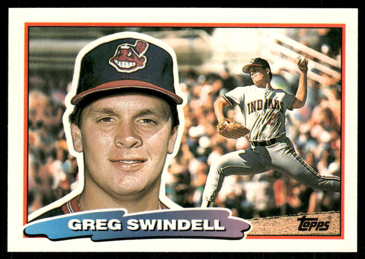 Greg Swindell 1988 Topps Big #156a Cleveland Indians