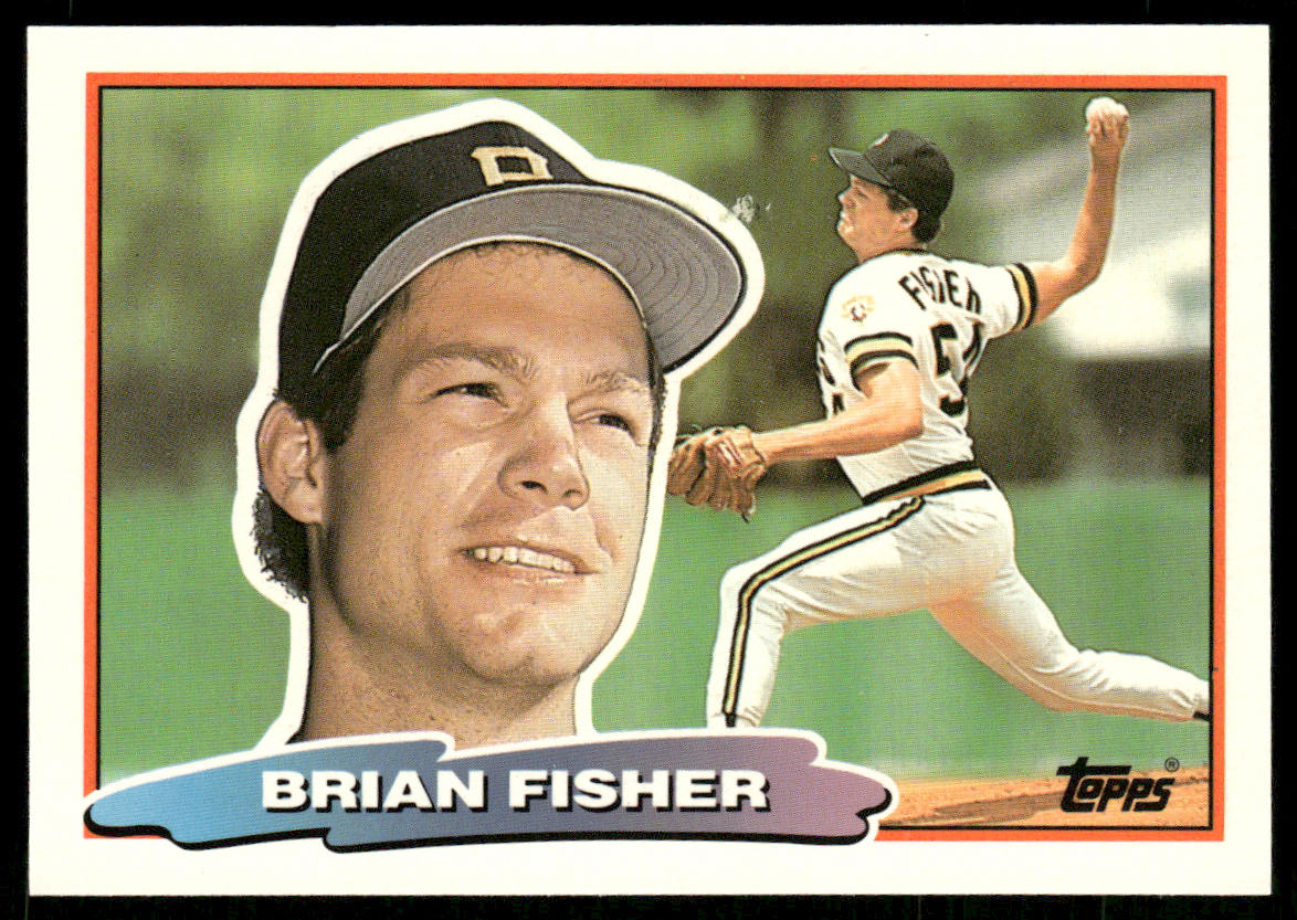 Brian Fisher 1988 Topps Big #159 Pittsburgh Pirates