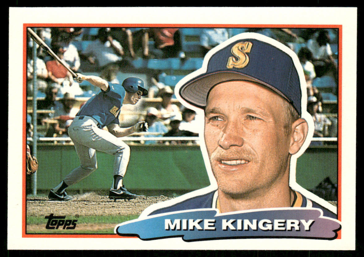 Mike Kingery 1988 Topps Big #160b Seattle Mariners