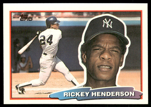 Rickey Henderson 1988 Topps Big #165 New York Yankees