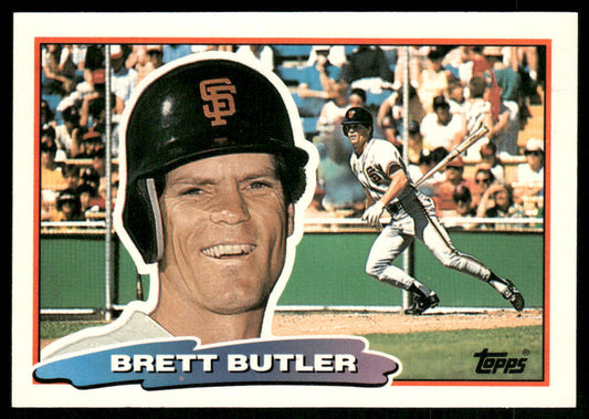 Brett Butler 1988 Topps Big #166a San Francisco Giants