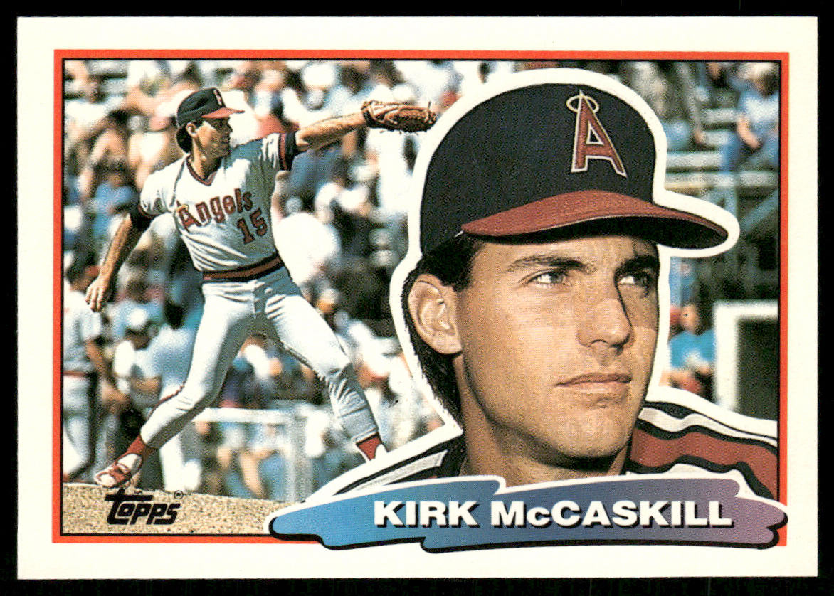 Kirk McCaskill 1988 Topps Big #168 California Angels