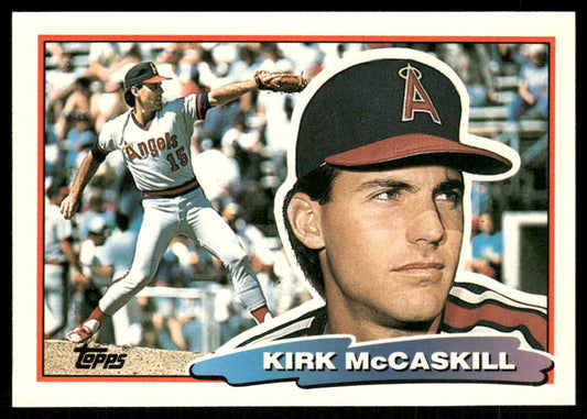 Kirk McCaskill 1988 Topps Big #168 California Angels