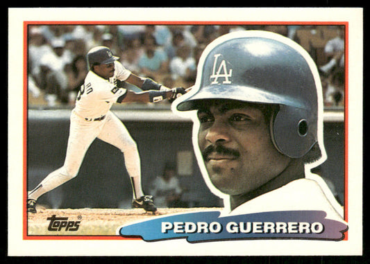 Pedro Guerrero 1988 Topps Big #171b Los Angeles Dodgers
