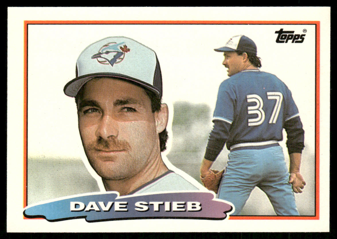Dave Stieb 1988 Topps Big #172b Toronto Blue Jays