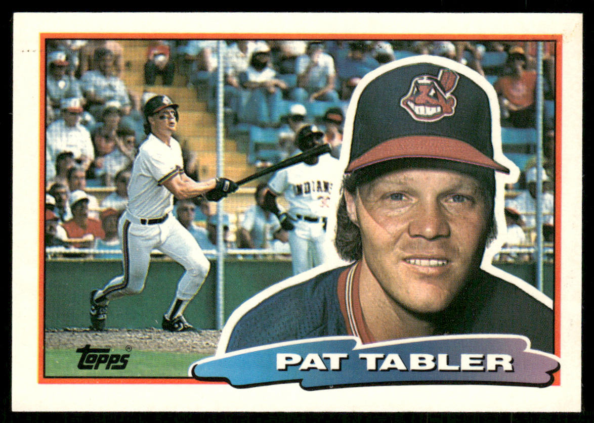 Pat Tabler 1988 Topps Big #173b Cleveland Indians
