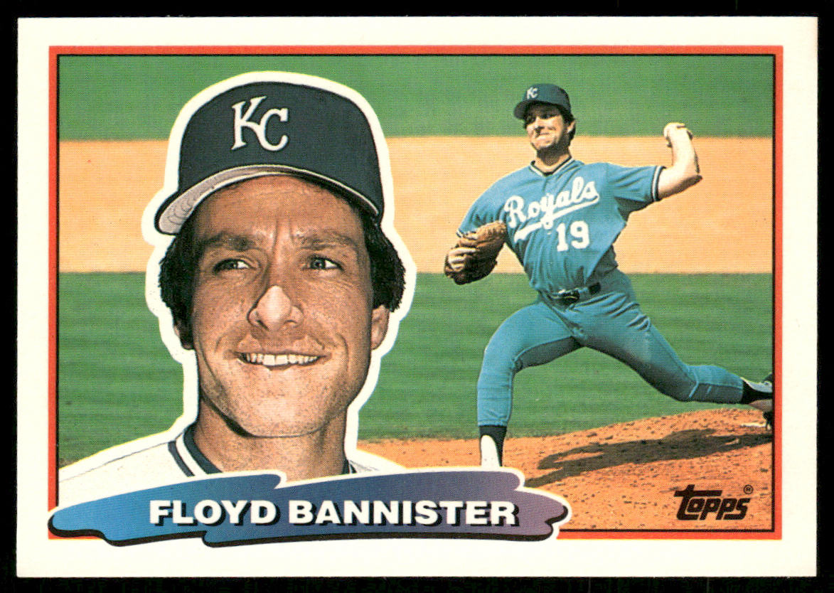 Floyd Bannister 1988 Topps Big #174a Kansas City Royals