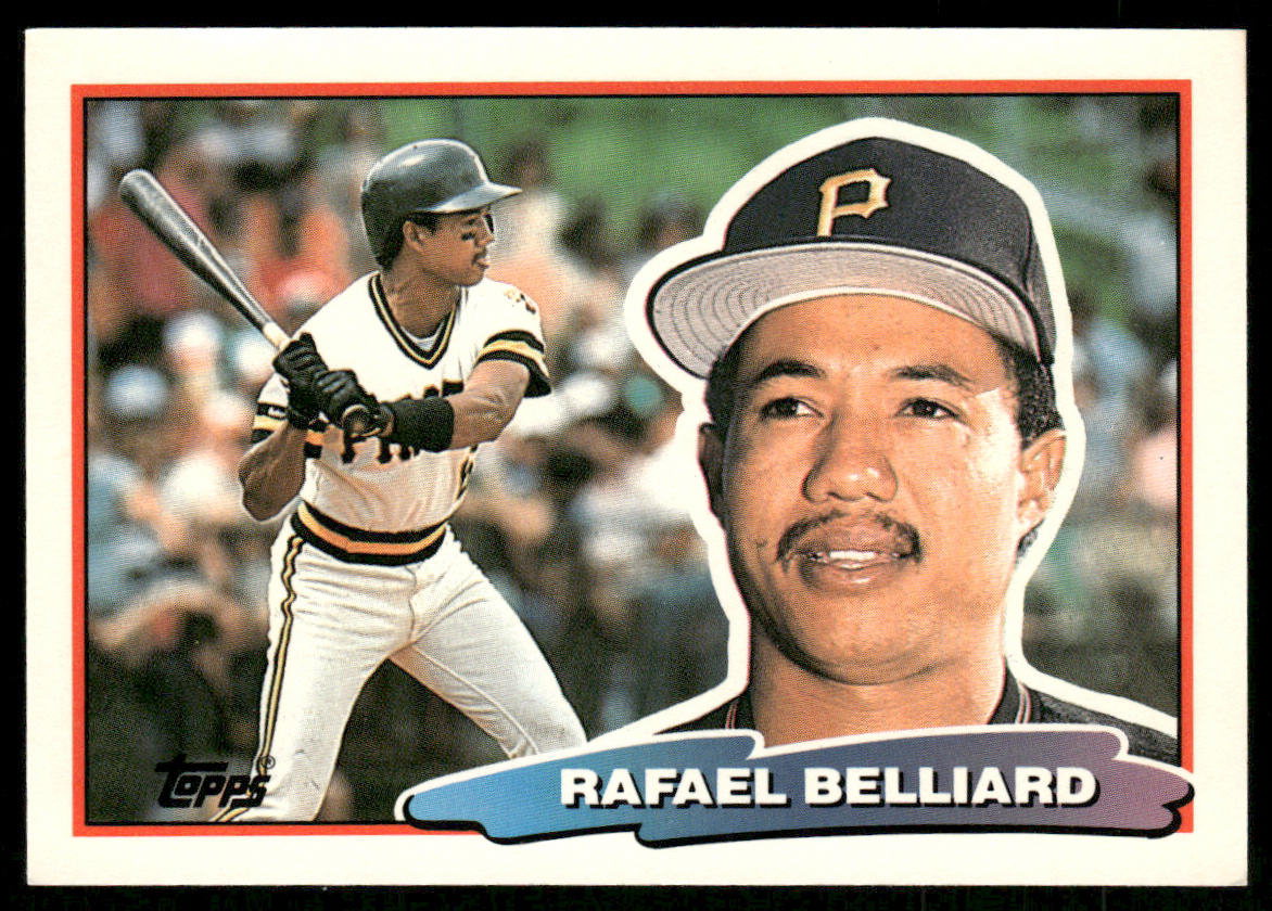 Rafael Belliard 1988 Topps Big #175b Pittsburgh Pirates