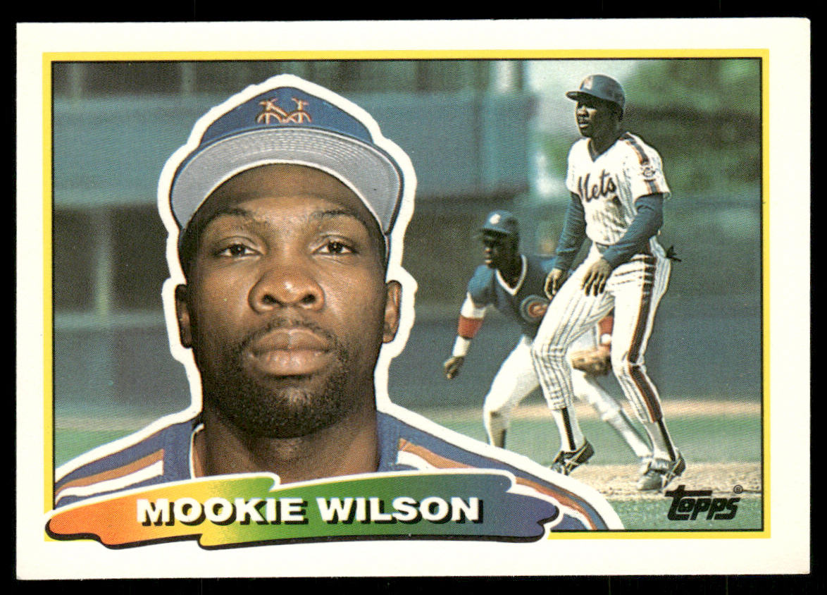 Mookie Wilson 1988 Topps Big #182a New York Mets