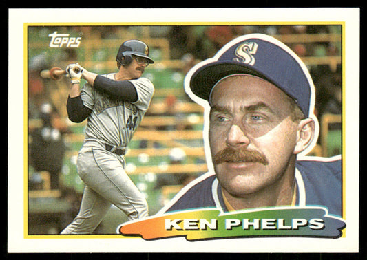 Ken Phelps 1988 Topps Big #189 Seattle Mariners