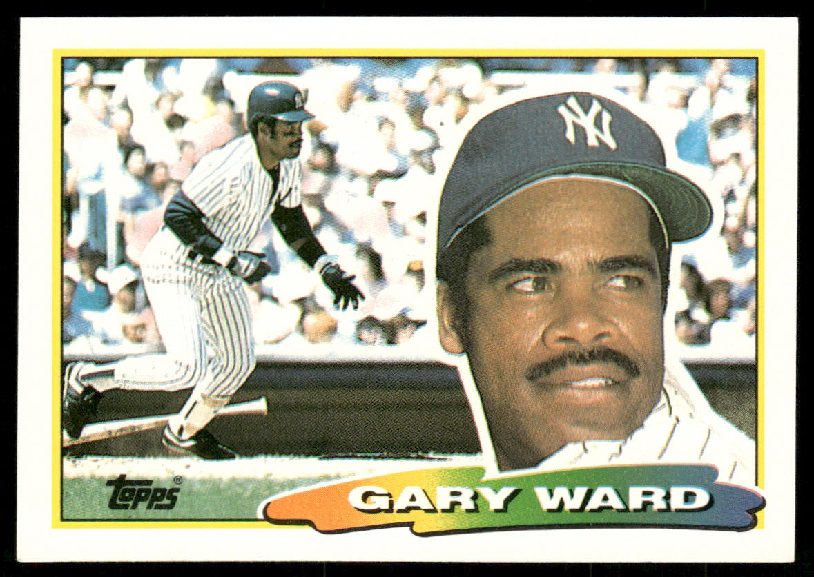 Gary Ward 1988 Topps Big #195 New York Yankees