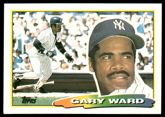 Gary Ward 1988 Topps Big #195 New York Yankees