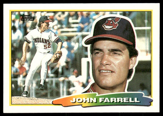 John Farrell 1988 Topps Big #213b Cleveland Indians