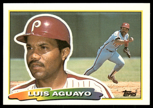 Luis Aguayo 1988 Topps Big #226 Philadelphia Phillies
