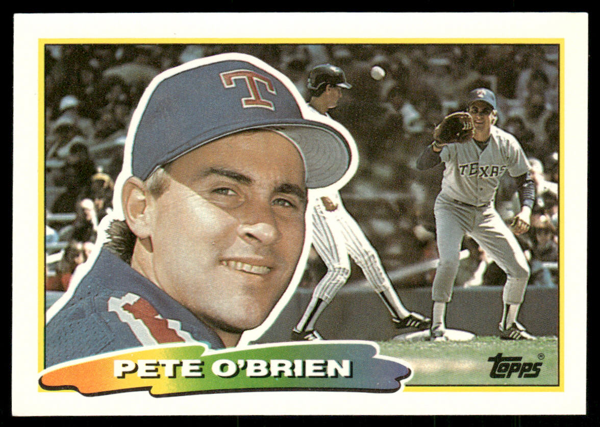 Pete O'Brien 1988 Topps Big #227 Texas Rangers