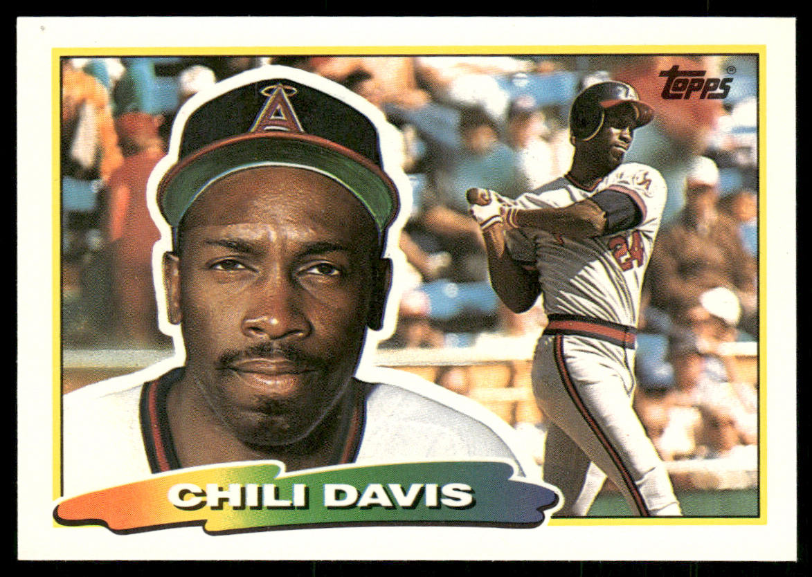 Chili Davis 1988 Topps Big #235 California Angels