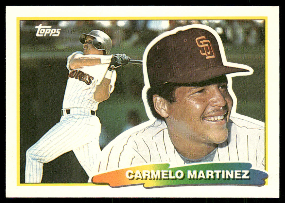 Carmelo Martinez 1988 Topps Big #238a San Diego Padres