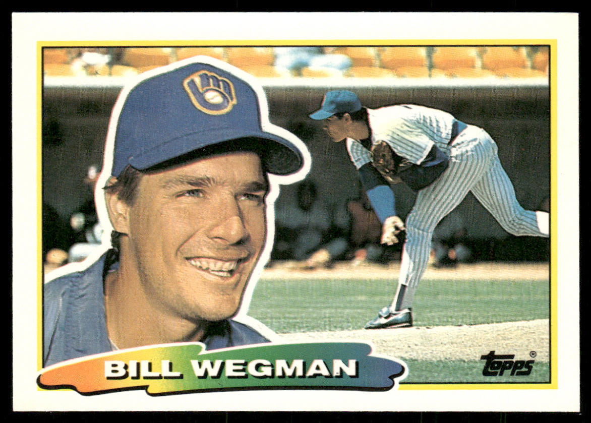 Bill Wegman 1988 Topps Big #244a Milwaukee Brewers