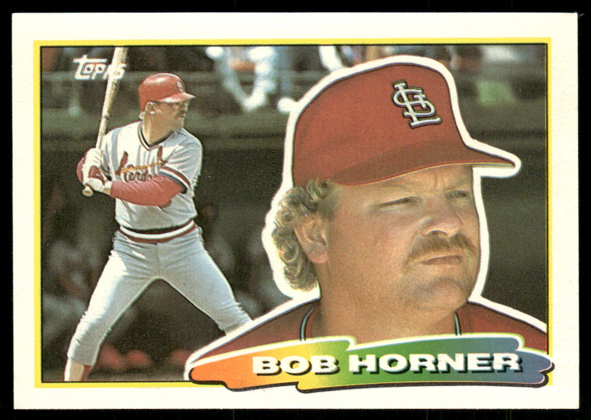 Bob Horner 1988 Topps Big #245 St. Louis Cardinals