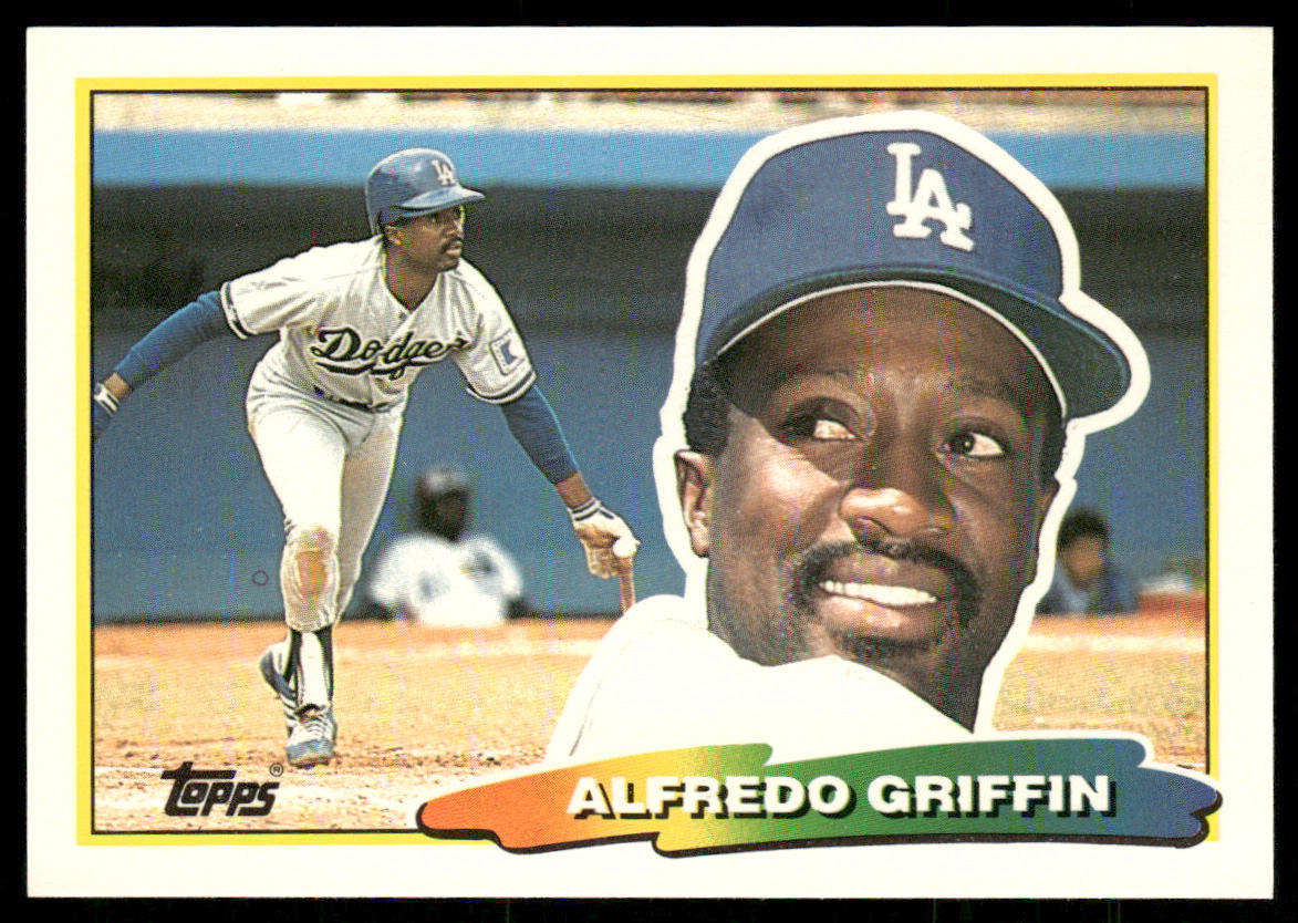 Alfredo Griffin 1988 Topps Big #247b Los Angeles Dodgers