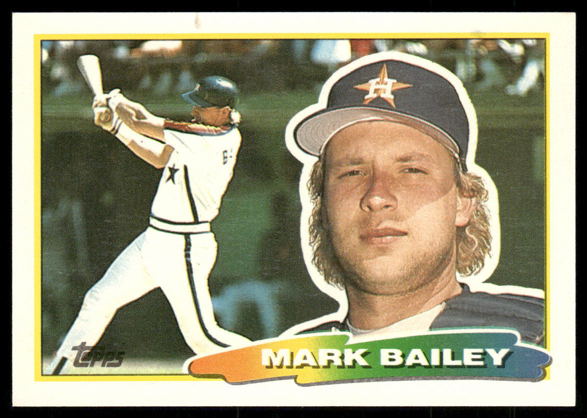 Mark Bailey 1988 Topps Big #248b Houston Astros