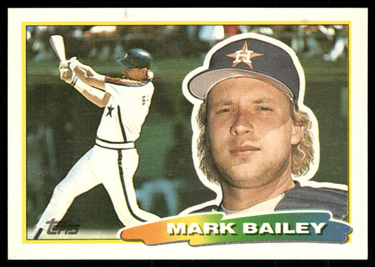 Mark Bailey 1988 Topps Big #248b Houston Astros