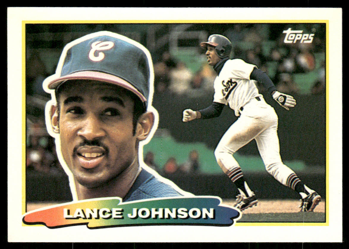 Lance Johnson 1988 Topps Big #251b Chicago White Sox