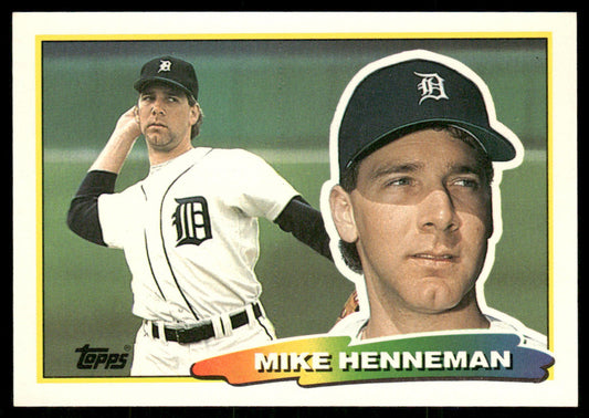 Mike Henneman 1988 Topps Big #256a Detroit Tigers