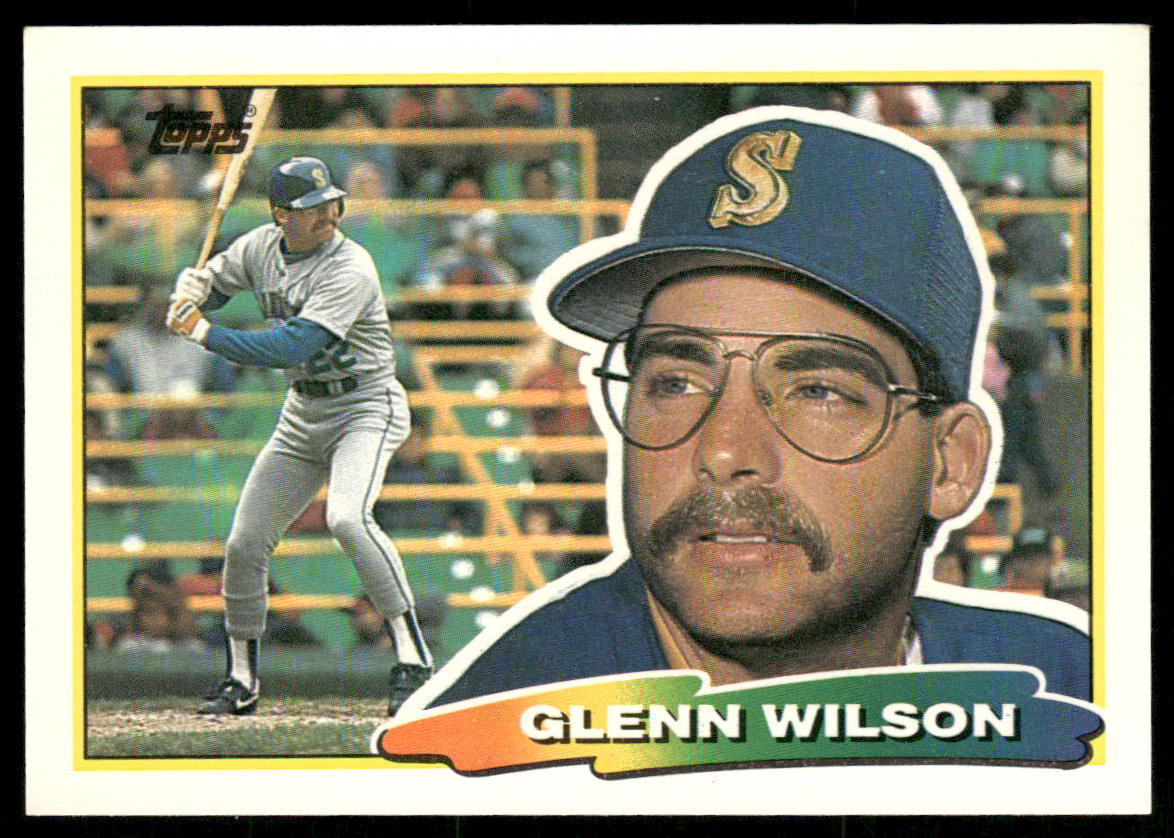 Glenn Wilson 1988 Topps Big #260 Seattle Mariners