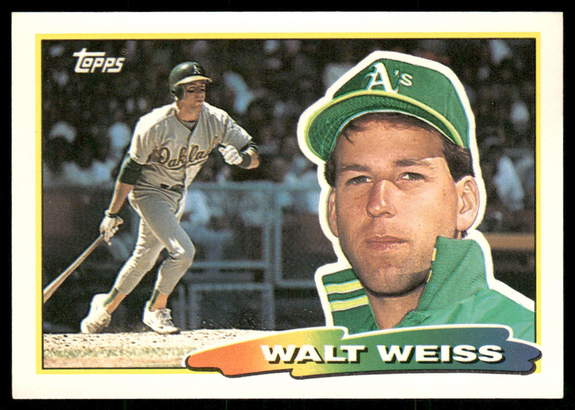 Walt Weiss 1988 Topps Big #263 Oakland Athletics