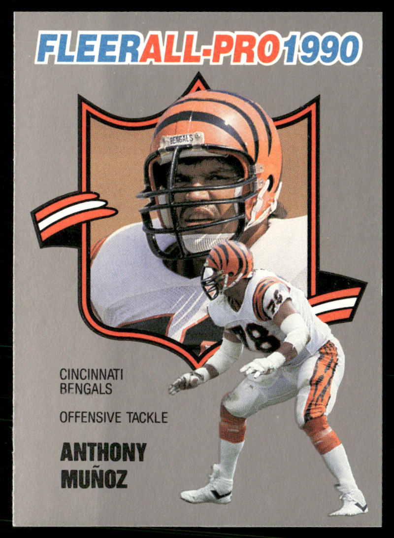 Anthony Muñoz 1990 Fleer All-Pro #8 Cincinnati Bengals