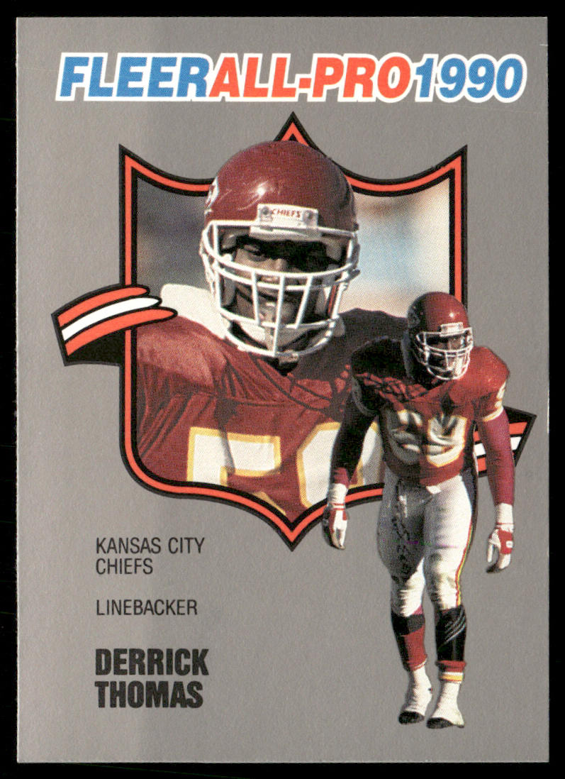 Derrick Thomas 1990 Fleer All-Pro #13 Kansas City Chiefs