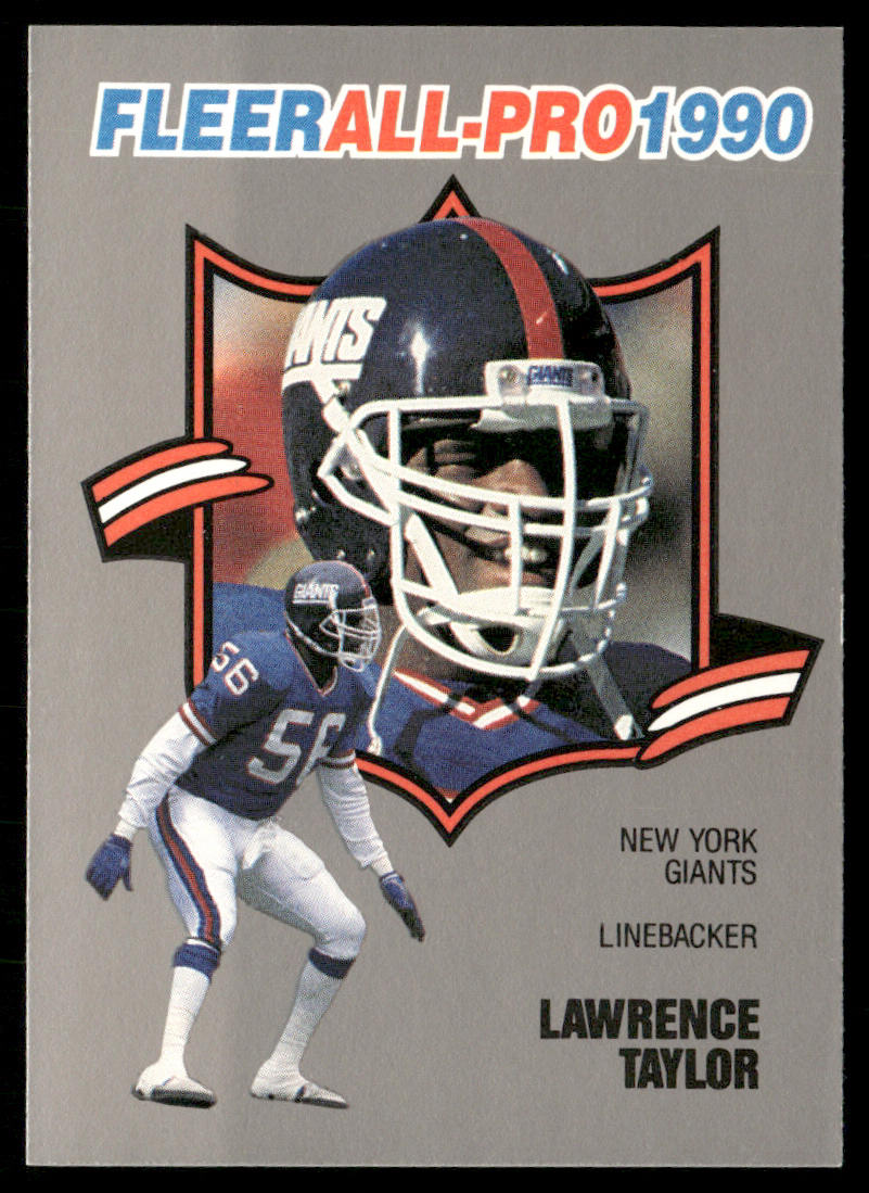 Lawrence Taylor 1990 Fleer All-Pro #14 New York Giants