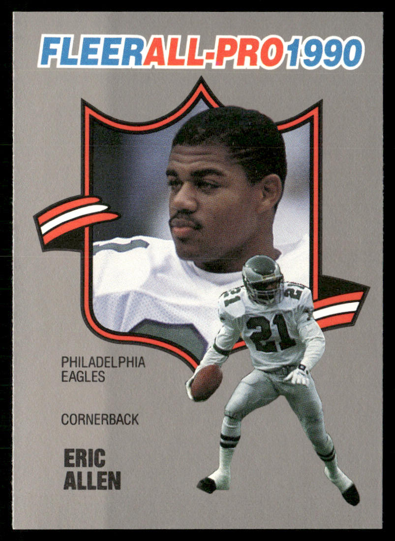 Eric Allen 1990 Fleer All-Pro #20 Philadelphia Eagles