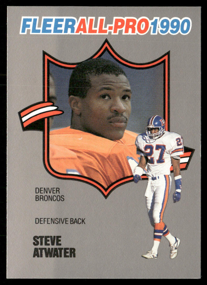 Steve Atwater 1990 Fleer All-Pro #21 Denver Broncos